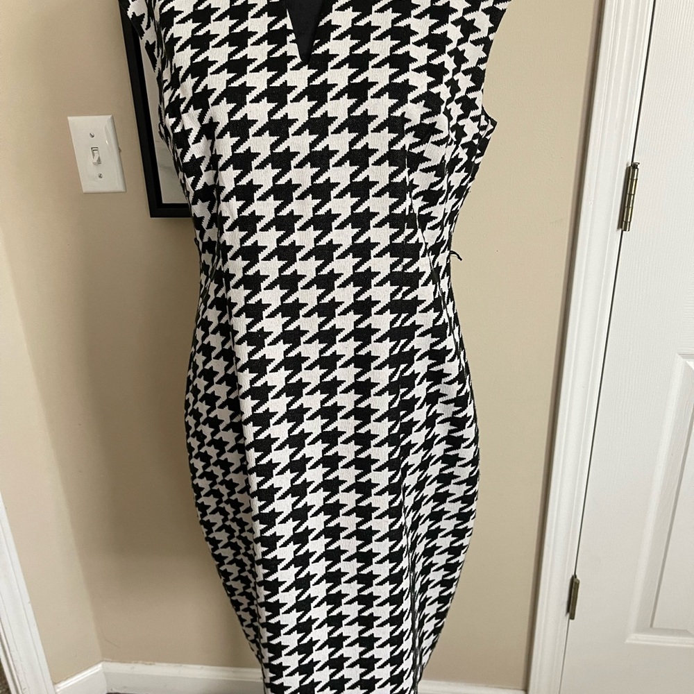 New York and Company houndstooth dress